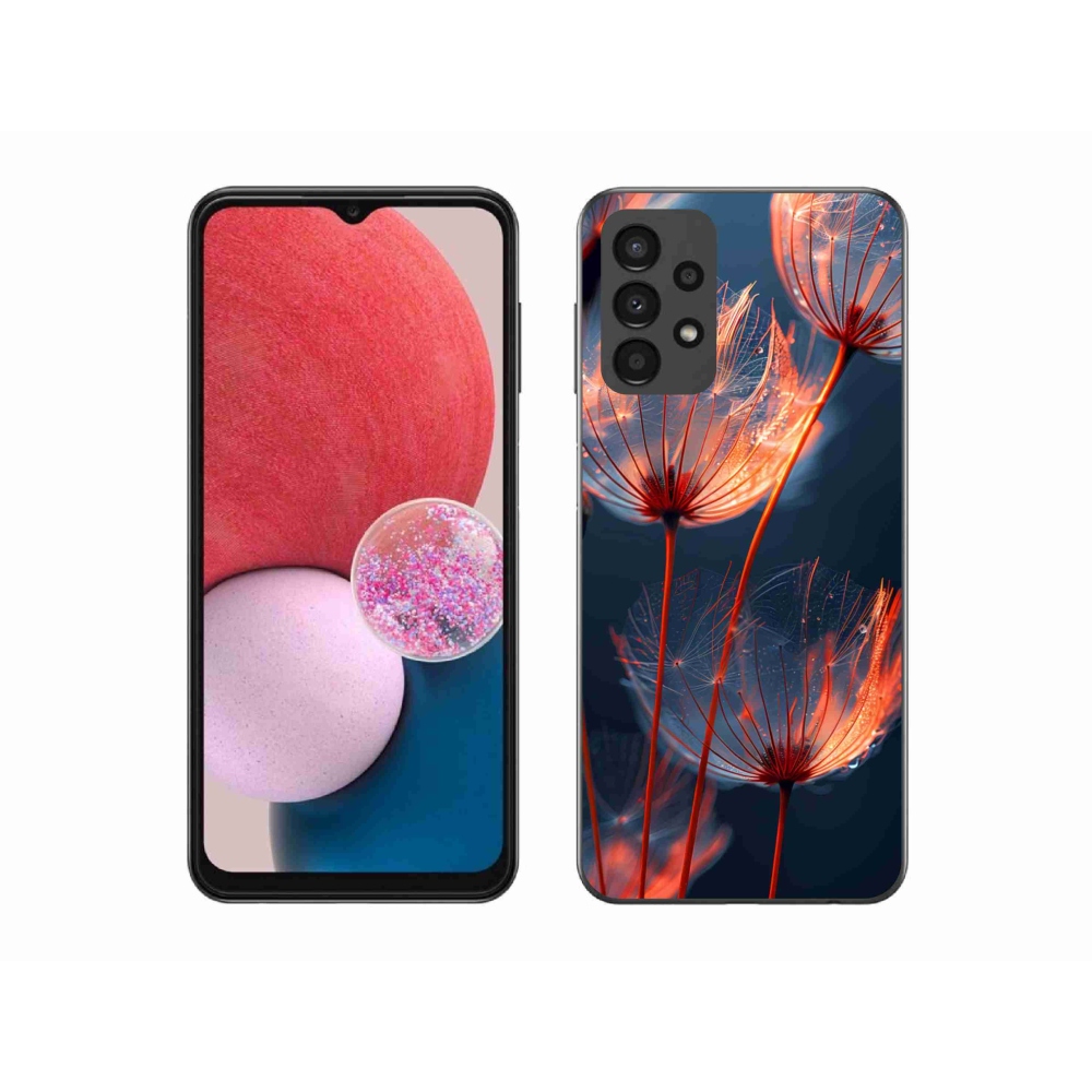 Zselés borítás mmCase Samsung Galaxy A13 készülékhez - világító pehely