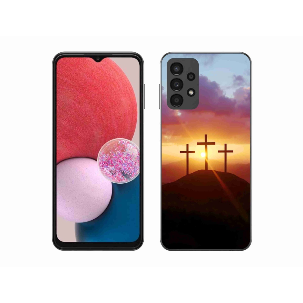 Gél borítás mmCase Samsung Galaxy A13 készülékhez - három kereszt