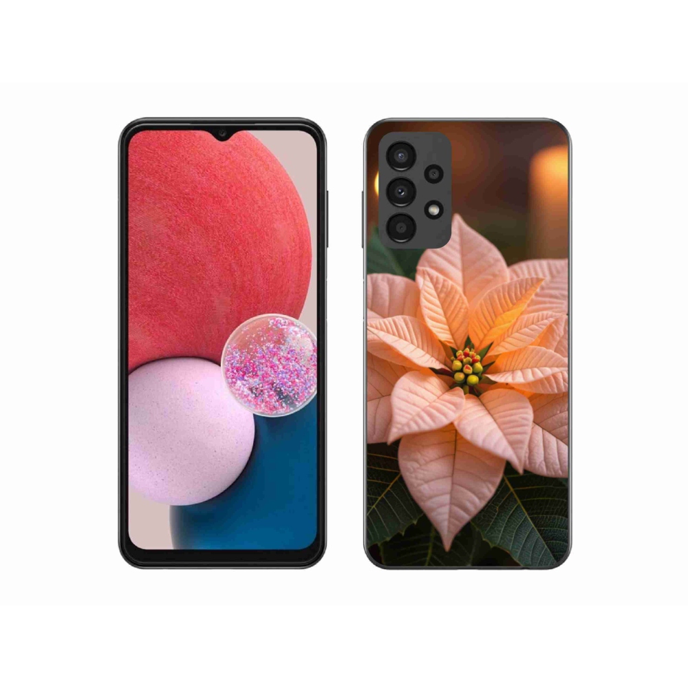 Gél borítás mmCase Samsung Galaxy A13 készülékhez - mikulásvirág