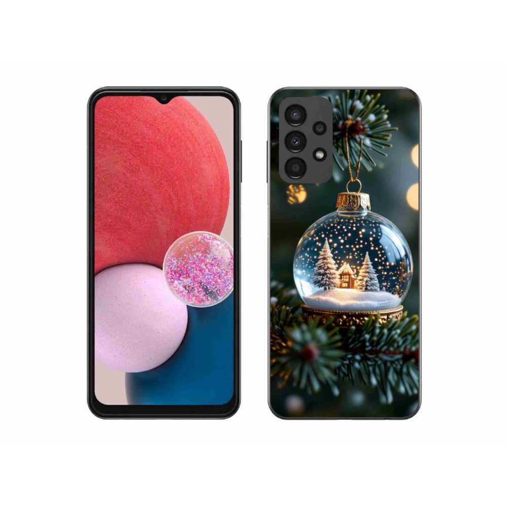 Gél borítás mmCase Samsung Galaxy A13 - Karácsonyi gömbök 2