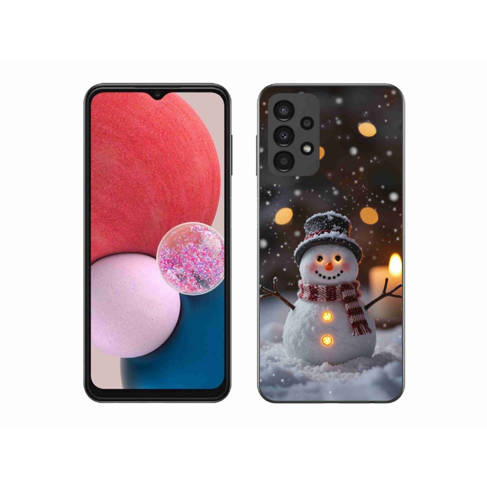 Gél borítás mmCase Samsung Galaxy A13 készülékhez - vidám hóember
