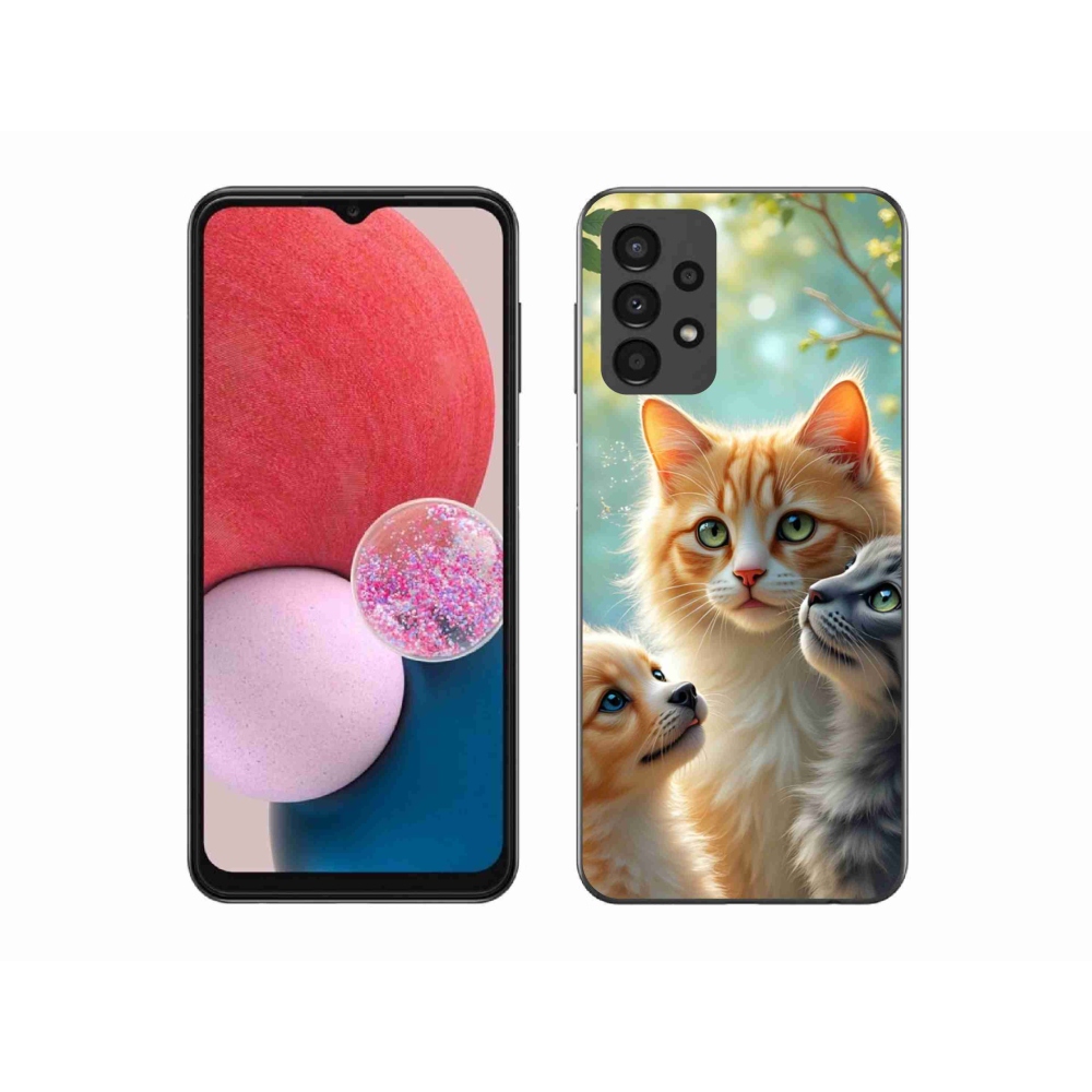 Gél borítás mmCase Samsung Galaxy A13 - állatbarátság 2