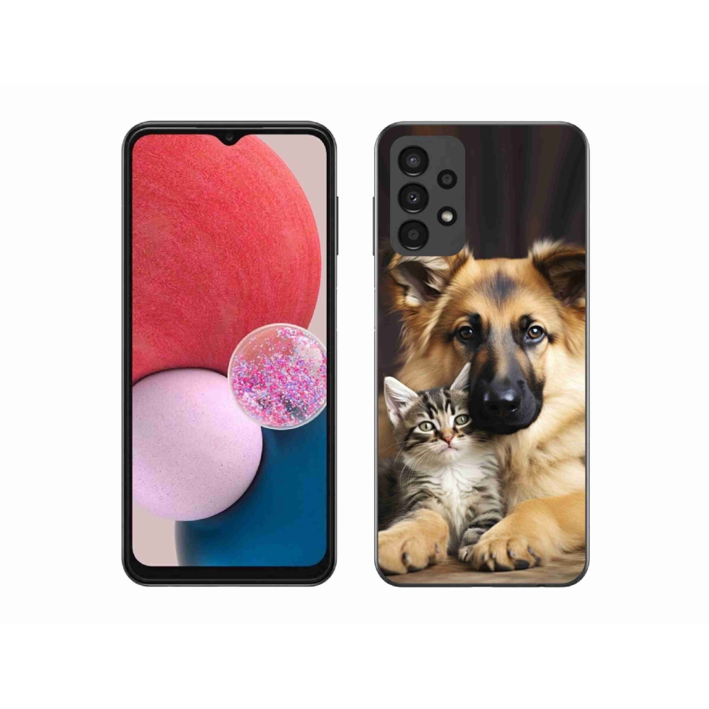 Gél borítás mmCase Samsung Galaxy A13 készülékhez - állatbarátság
