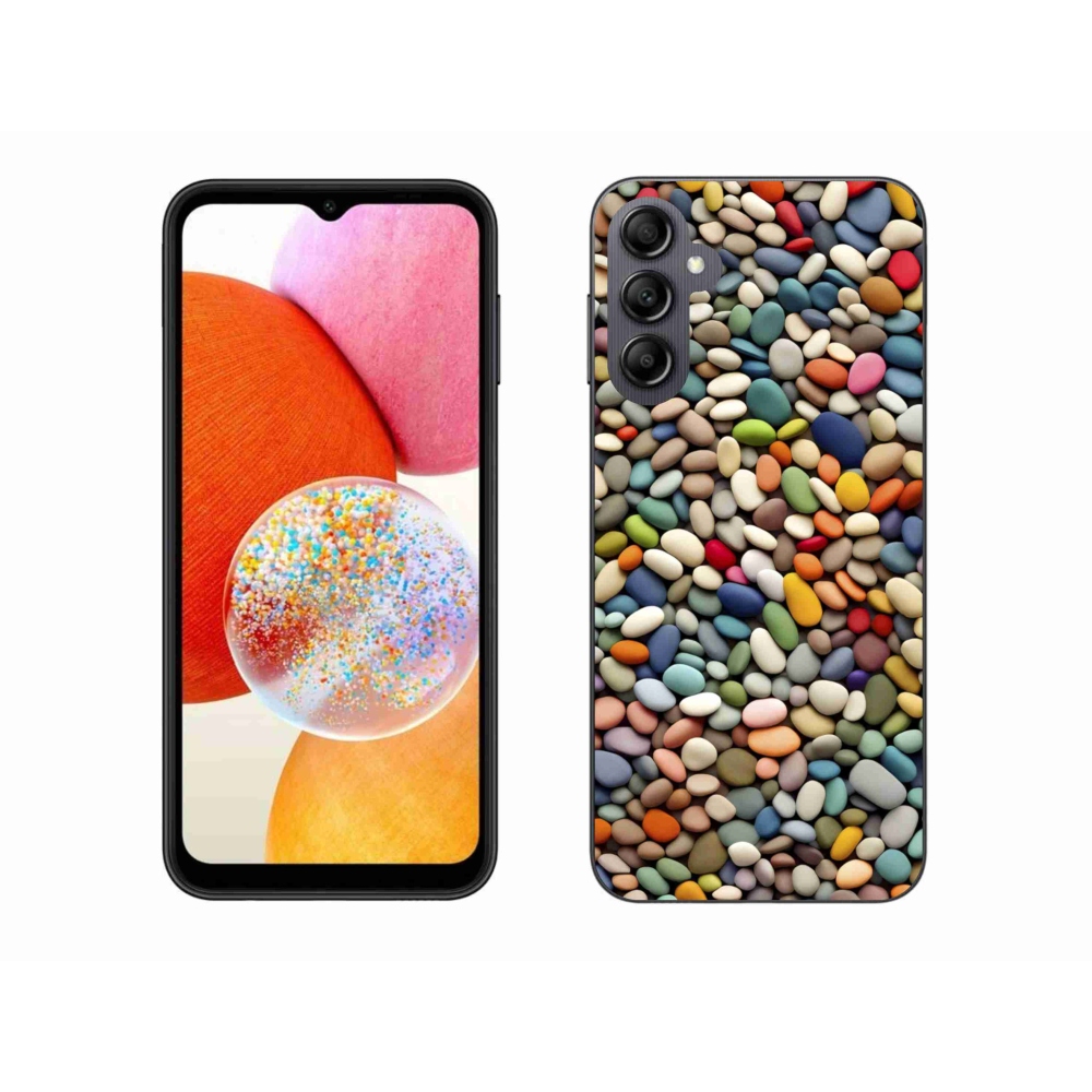 Zselés borítás mmCase Samsung Galaxy A14 4G/5G - színes strasszkövek 2