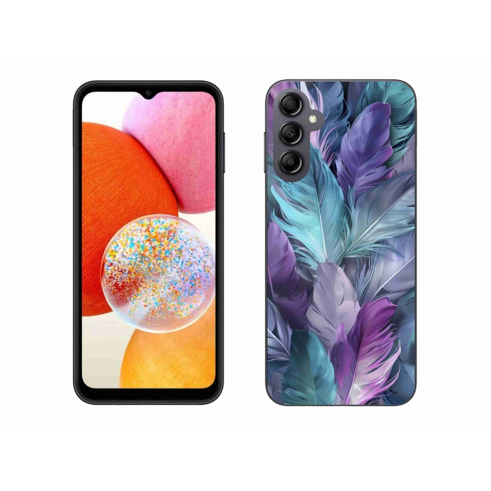 Zselés borítás mmCase Samsung Galaxy A14 4G/5G - színes toll 2