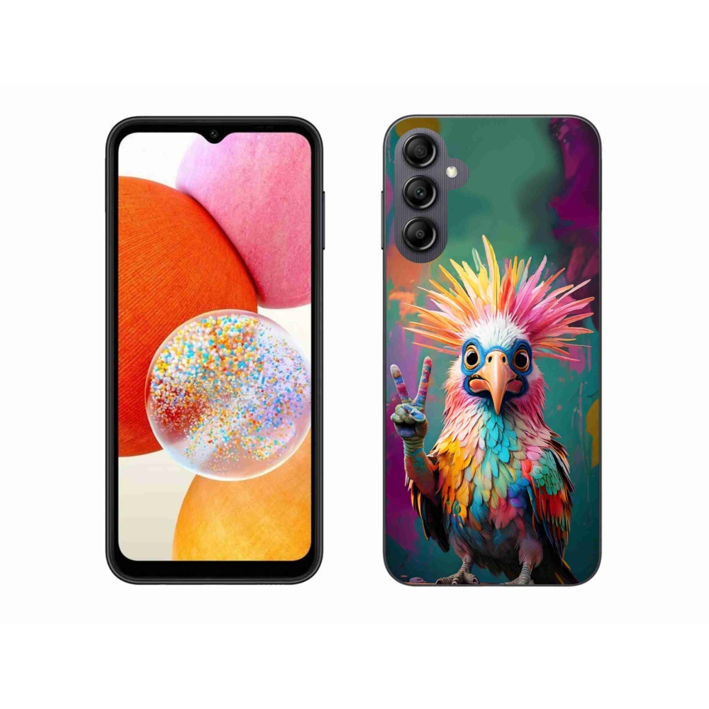 Zselés borítás mmCase Samsung Galaxy A14 4G/5G - színes lázadó