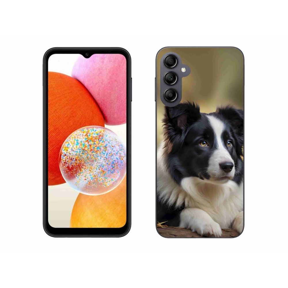 Gél borítás mmCase Samsung Galaxy A14 4G/5G - border colie 2