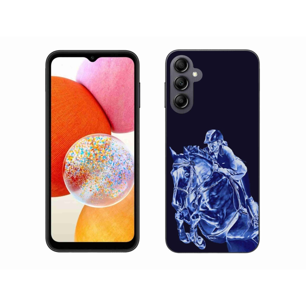 Zselés borítás mmCase Samsung Galaxy A14 4G/5G - versenylóhoz