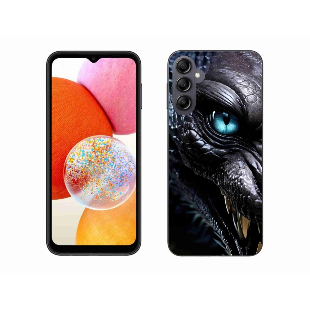 Zselés borítás mmCase Samsung Galaxy A14 4G/5G - sárkány nézet