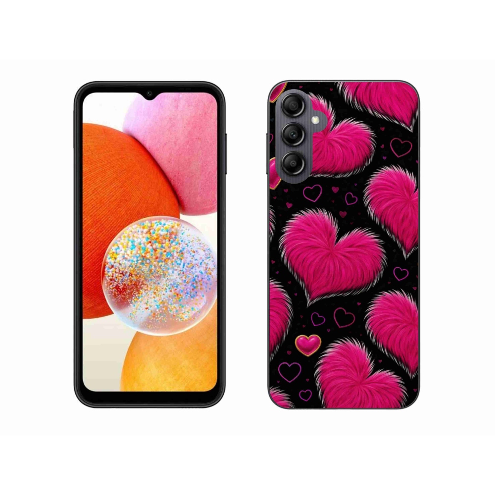 Gél borítás mmCase Samsung Galaxy A14 4G/5G - puha szív - Samsung Galaxy A14 4G/5G - puha szív