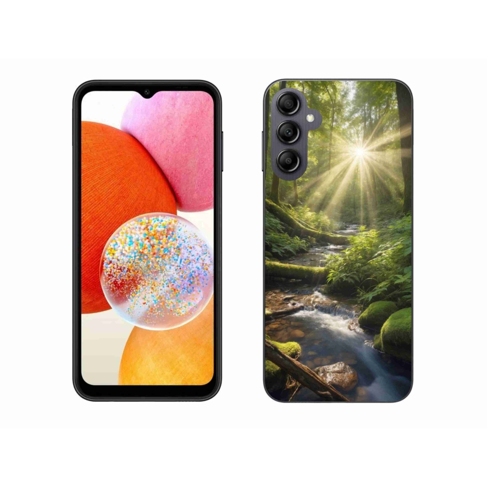 Gél borítás mmCase Samsung Galaxy A14 4G/5G - erdő mélysége