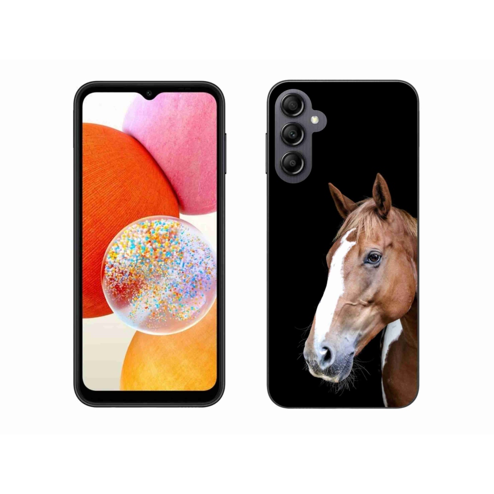 Zselés borítás mmCase Samsung Galaxy A14 4G/5G - barna ló 3