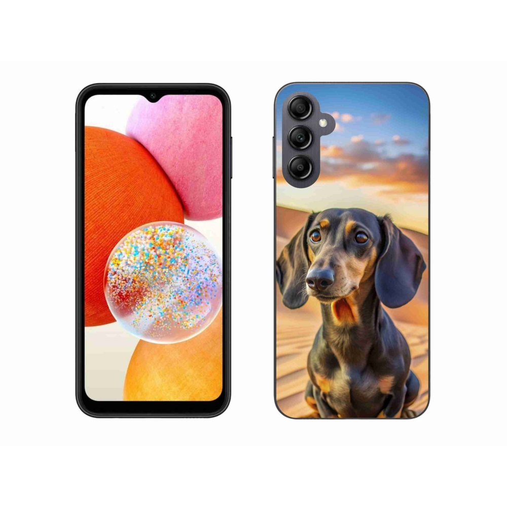 Zselés borítás mmCase Samsung Galaxy A14 4G/5G - tacskó 3