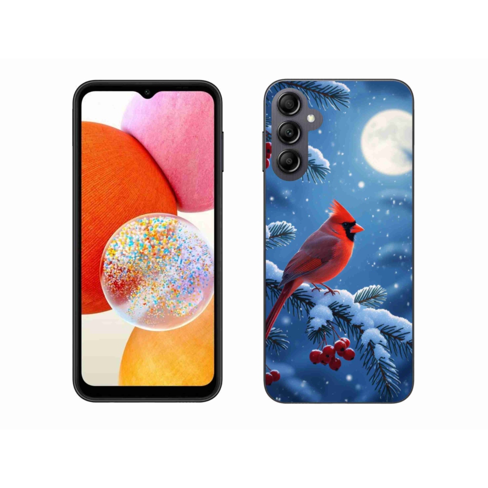 Gél védőhuzat mmCase Samsung Galaxy A14 4G/5G - bíborvörös