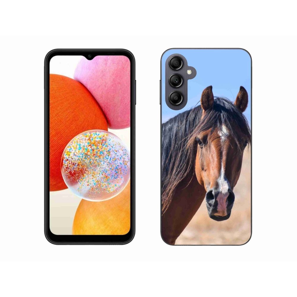 Gél borítás mmCase Samsung Galaxy A14 4G/5G - nyugodt ló - Samsung Galaxy A14 4G/5G - nyugodt ló