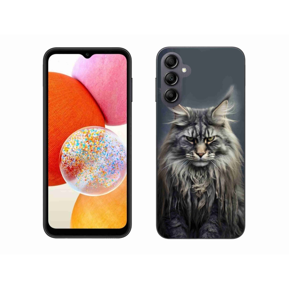 Gél borítás mmCase Samsung Galaxy A14 4G/5G - macskaszem nézet 4