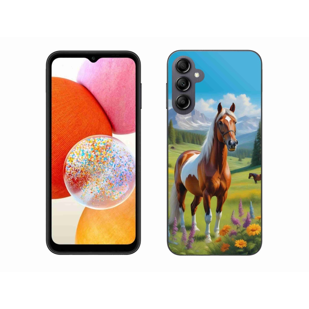 Zselés borítás mmCase Samsung Galaxy A14 4G/5G - ló a réten