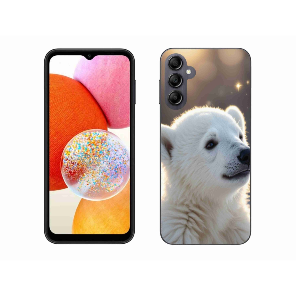 Zselés borítás mmCase Samsung Galaxy A14 4G/5G - jegesmedve