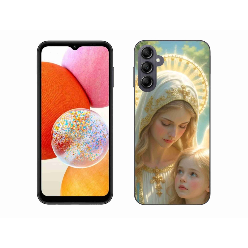 Gél borítás mmCase Samsung Galaxy A14 4G/5G - vallási motívum 2