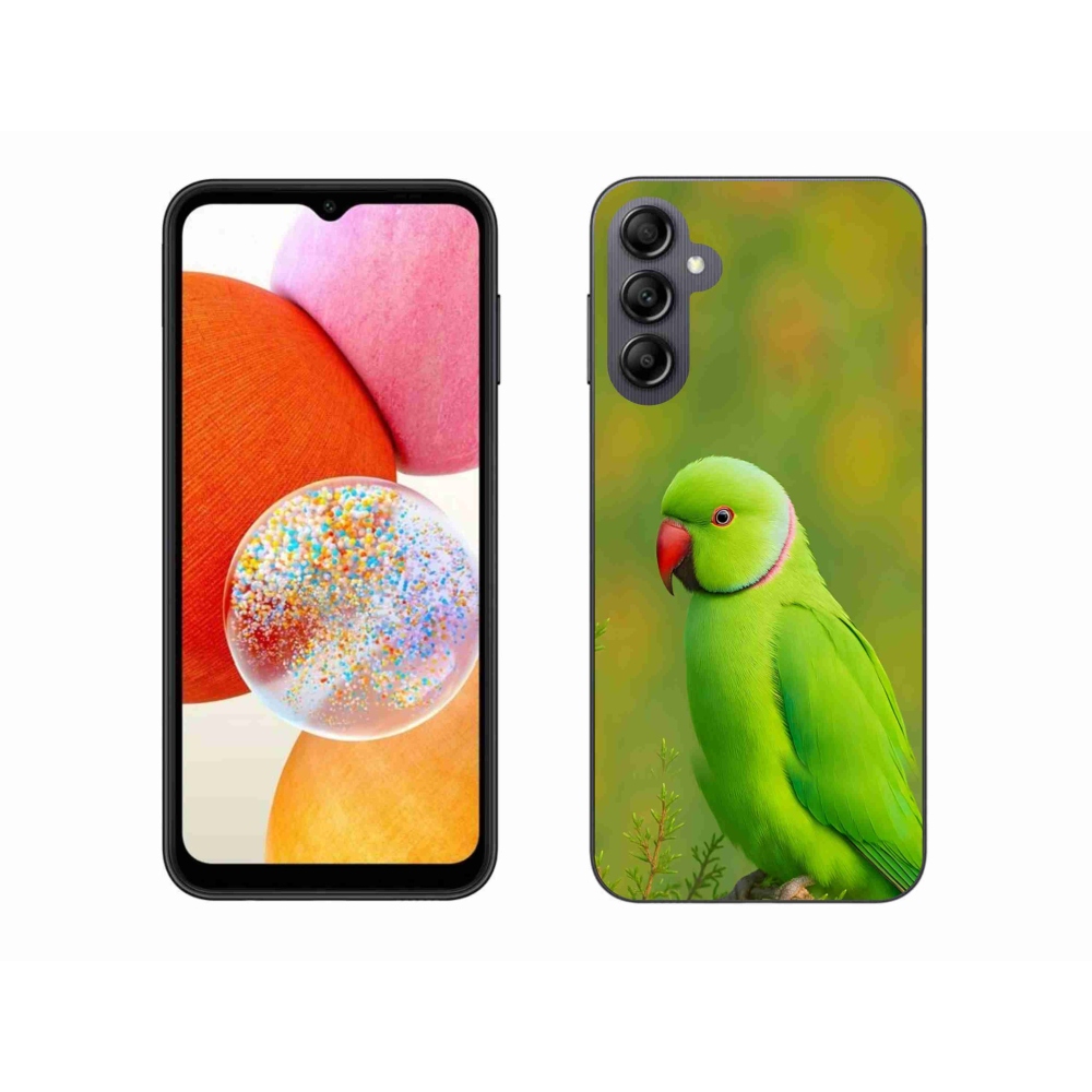 Gél borítás mmCase Samsung Galaxy A14 4G/5G - papagáj alexandr 2