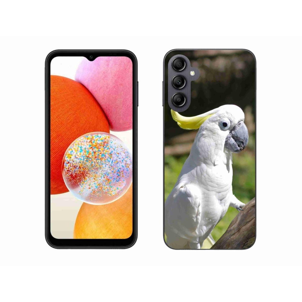 Gél borítás mmCase Samsung Galaxy A14 4G/5G - papagáj kakadu 2