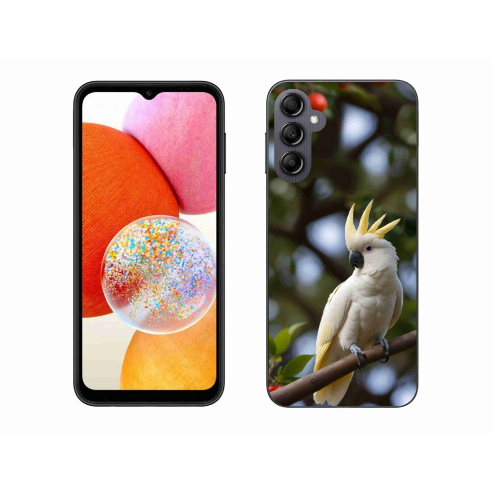 Gél borítás mmCase Samsung Galaxy A14 4G/5G - papagáj kakadu 3