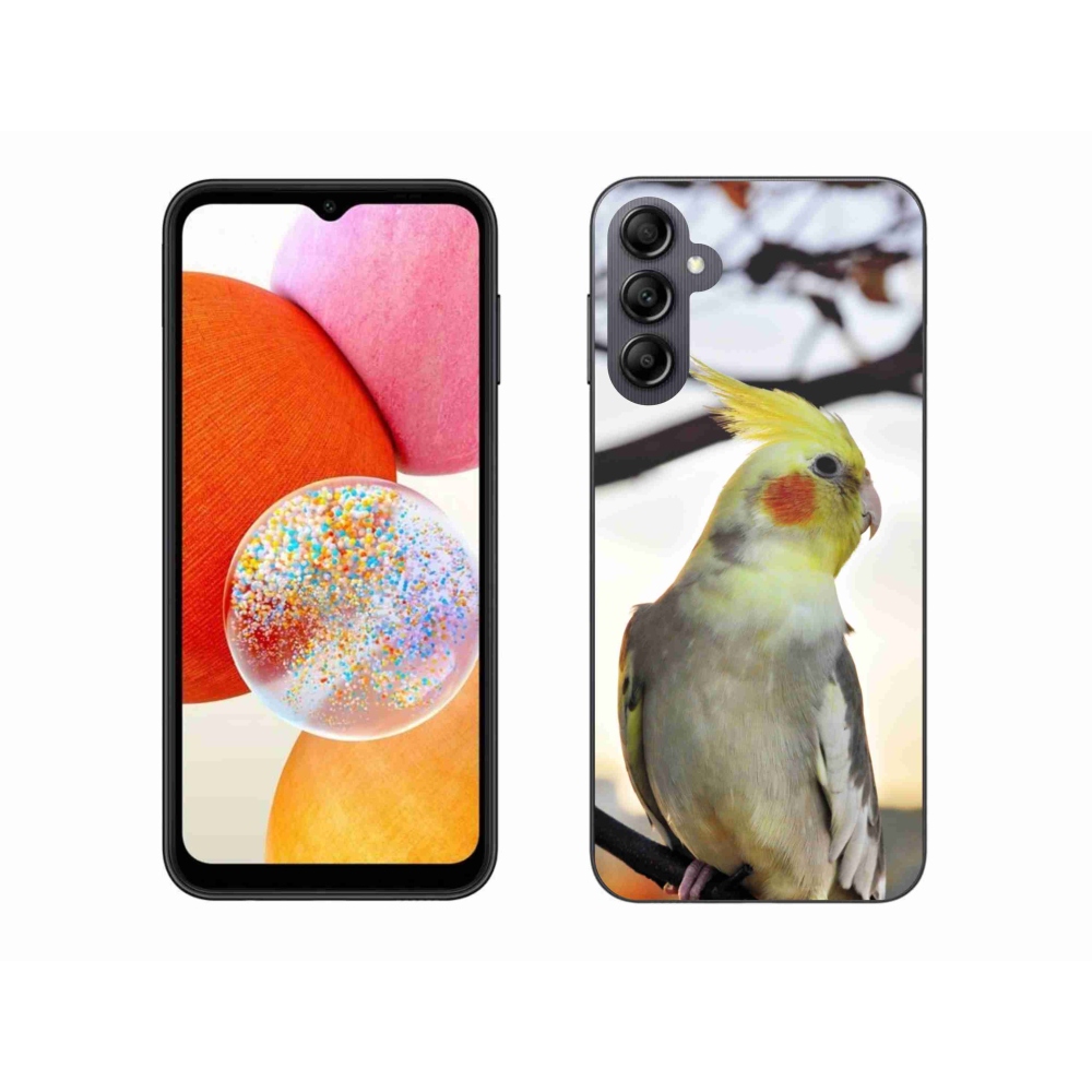 Gél borítás mmCase Samsung Galaxy A14 4G/5G - papagáj korela