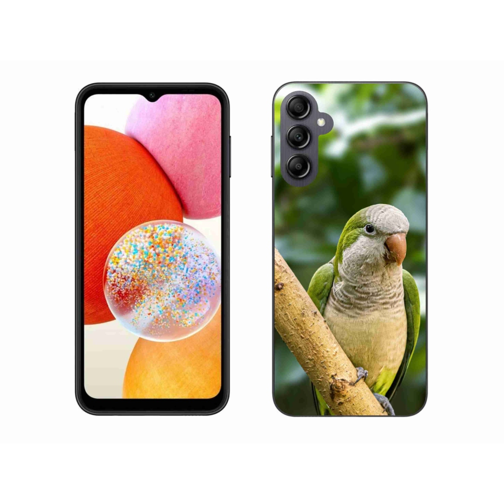 Gél védőburkolat mmCase Samsung Galaxy A14 4G/5G - papagáj