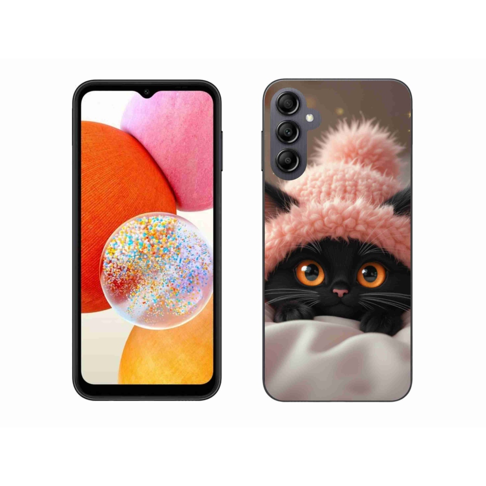 Gél borítás mmCase Samsung Galaxy A14 4G/5G - aranyos cica 7