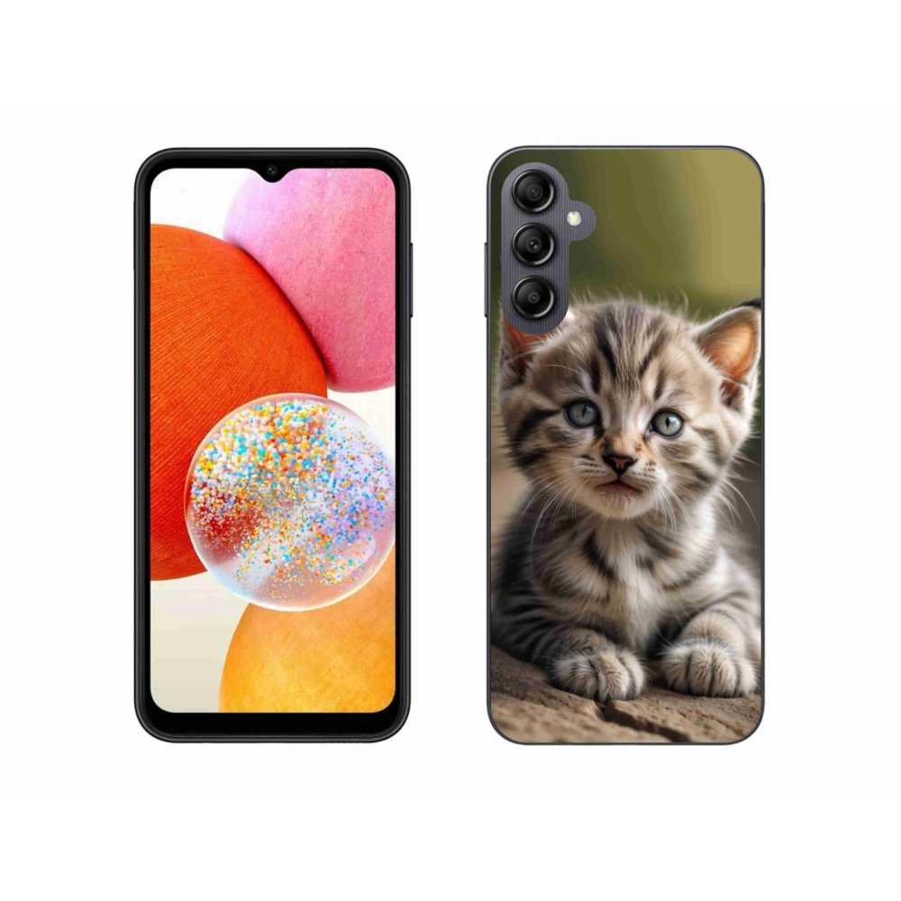 Gél borító mmCase Samsung Galaxy A14 4G/5G - aranyos cica 9