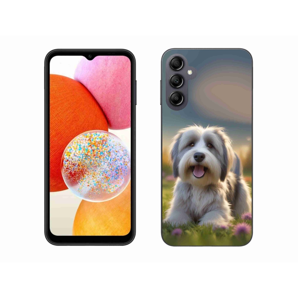 Gél borítás mmCase Samsung Galaxy A14 4G/5G - aranyos havannai kutya