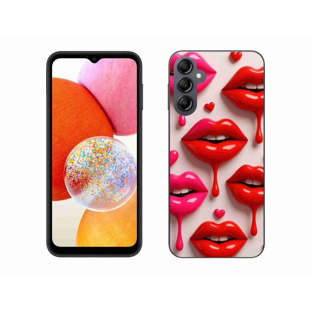 Gél védőburkolat mmCase Samsung Galaxy A14 4G/5G - ajkak 2