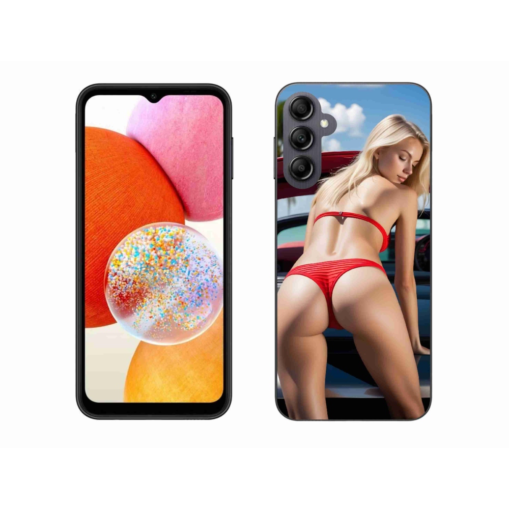 Gél borítás mmCase Samsung Galaxy A14 4G/5G - szexi nő 2