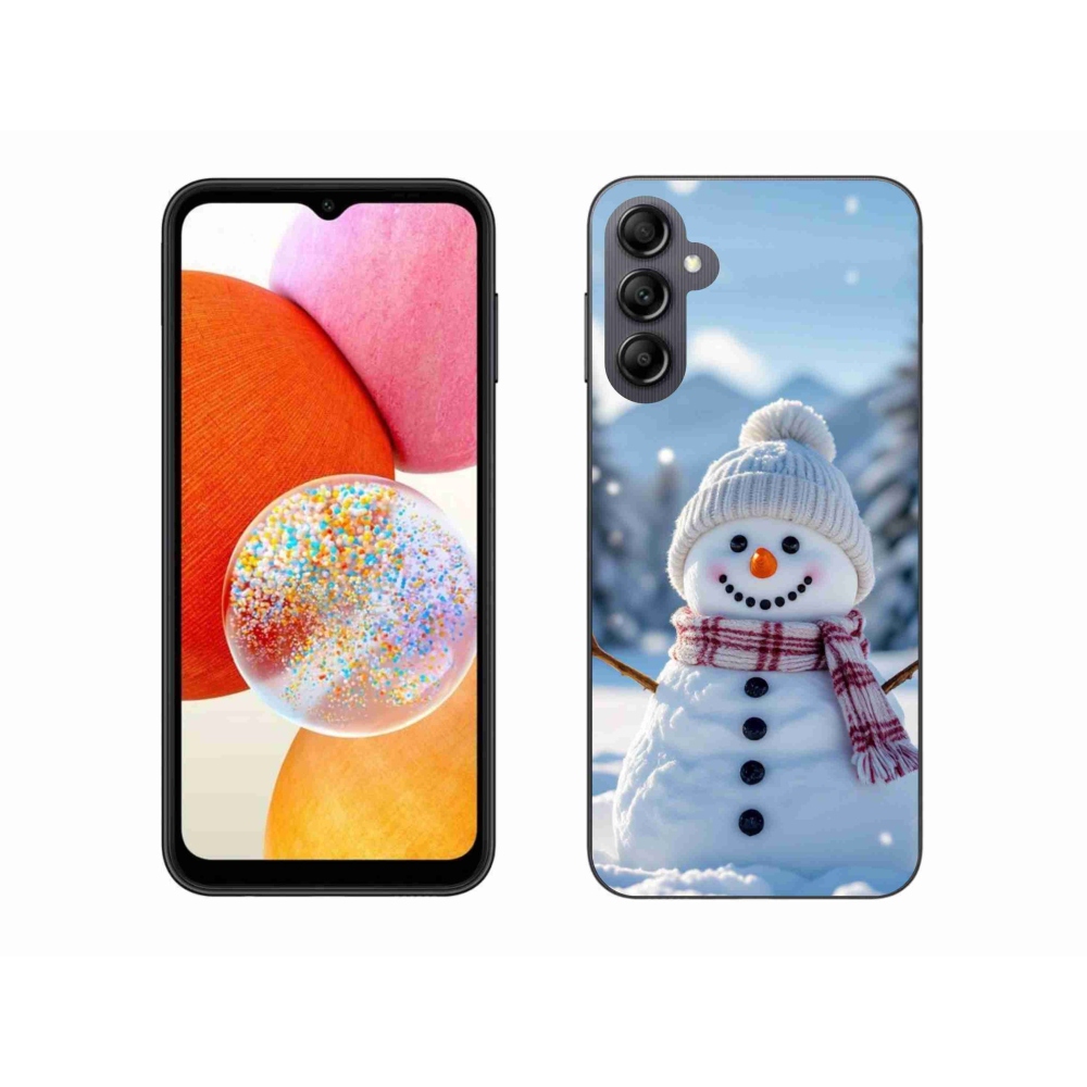 Gél borítás mmCase Samsung Galaxy A14 4G/5G - hóember 3