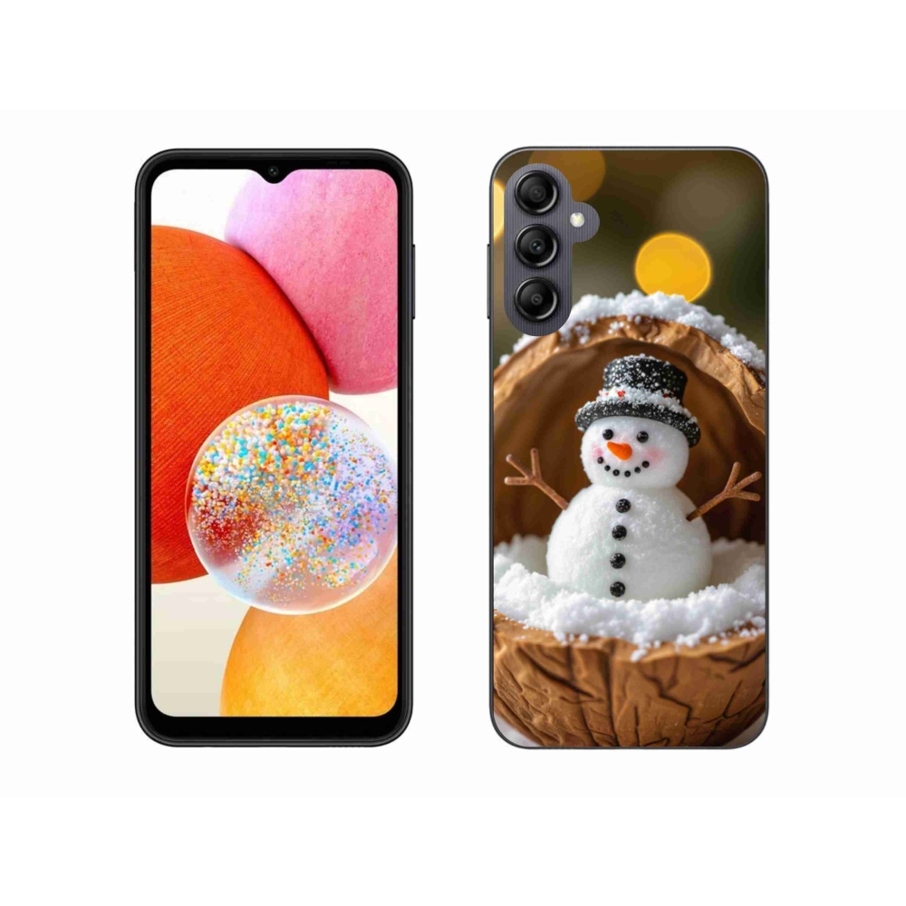 Gél borítás mmCase Samsung Galaxy A14 4G/5G - hóember 4