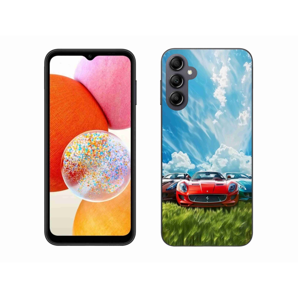 Gél borítás mmCase Samsung Galaxy A14 4G/5G - sportkocsikhoz
