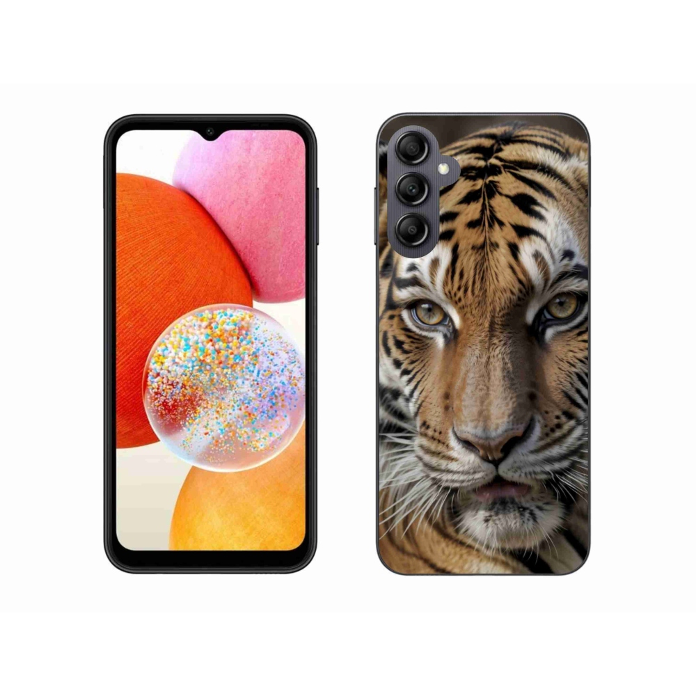 Zselés borítás mmCase Samsung Galaxy A14 4G/5G - tigris nézet