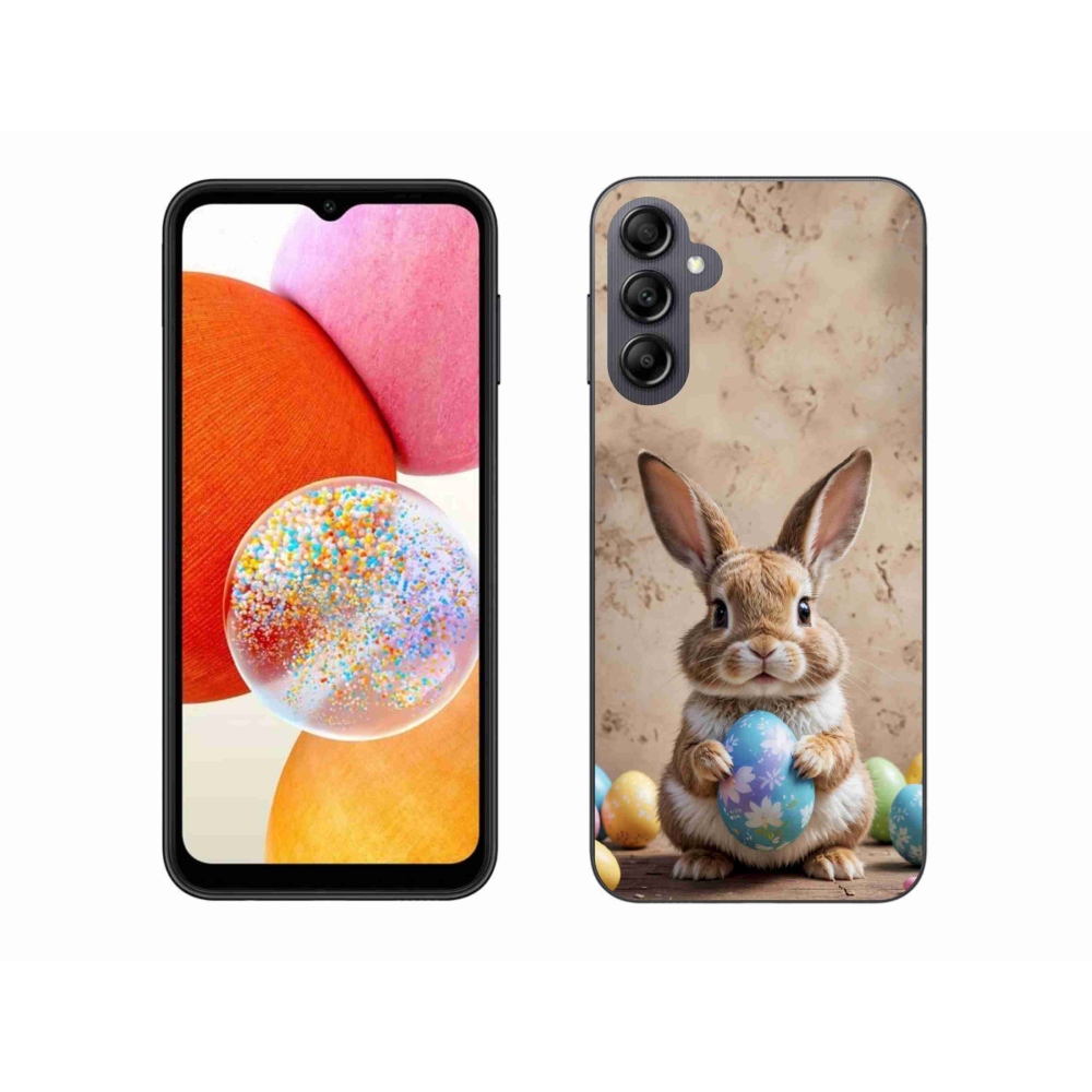 Zselés borítás mmCase Samsung Galaxy A14 4G/5G - Húsvéti nyuszi