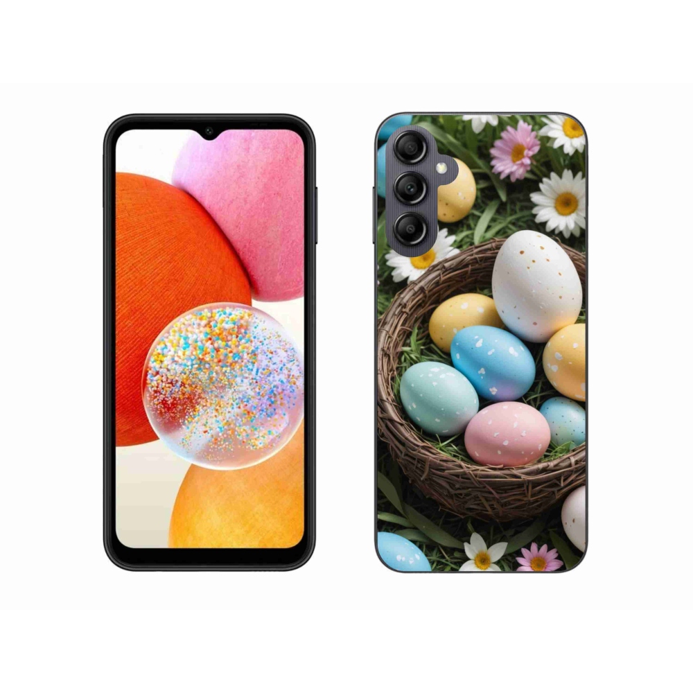 Gél borítás mmCase Samsung Galaxy A14 4G/5G - Húsvéti tojások 2