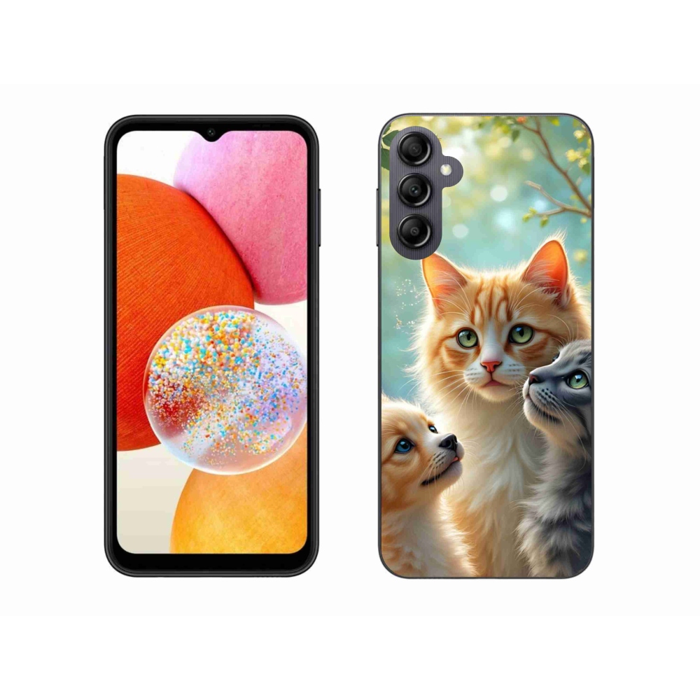 Gél borítás mmCase Samsung Galaxy A14 4G/5G - állatbarátság 2