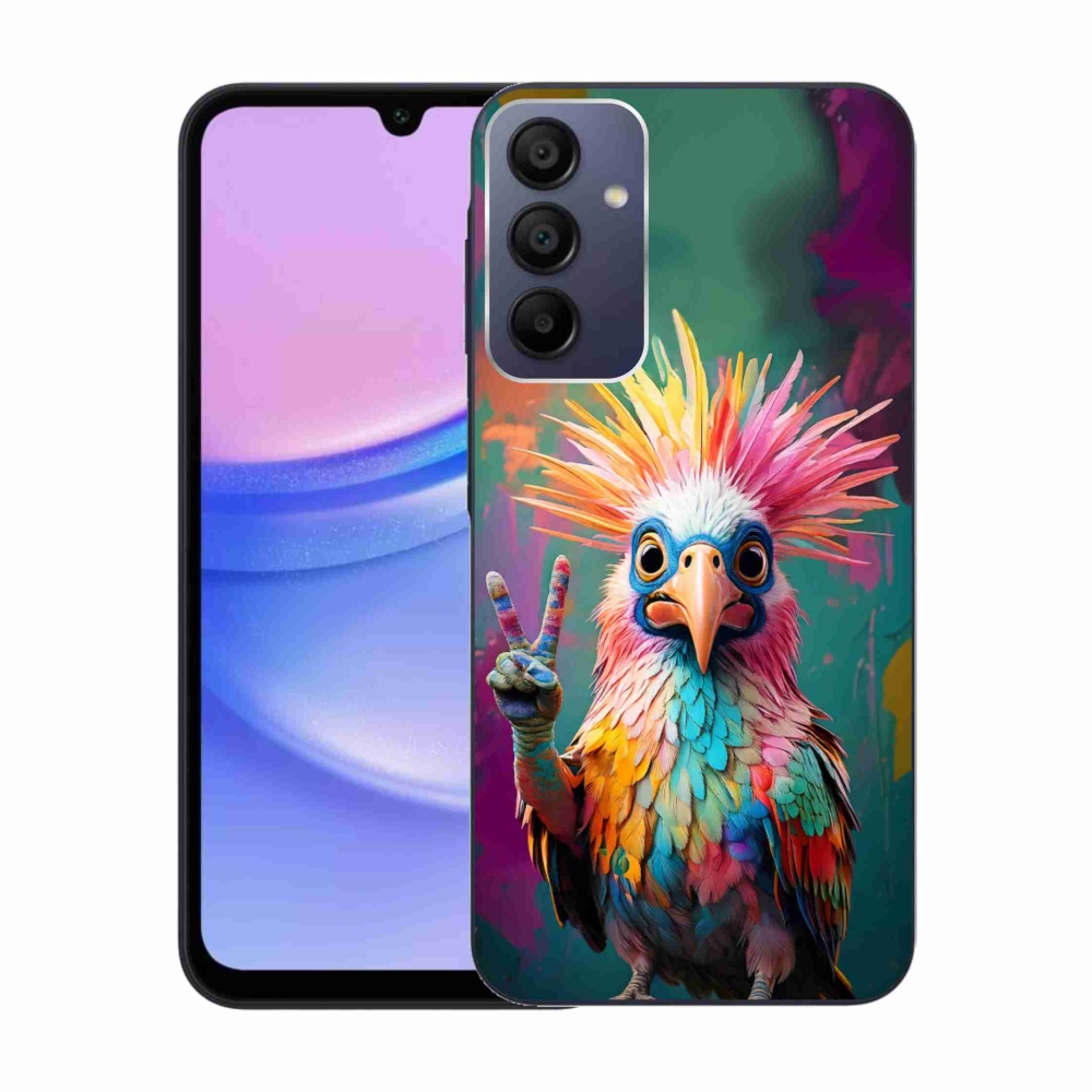 Zselés borítás mmCase Samsung Galaxy A15 4G/5G - színes lázadó