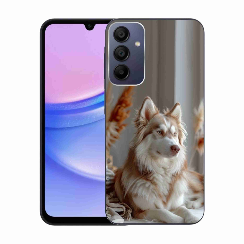 Zselés borítás mmCase Samsung Galaxy A15 4G/5G - csendes szibériai husky