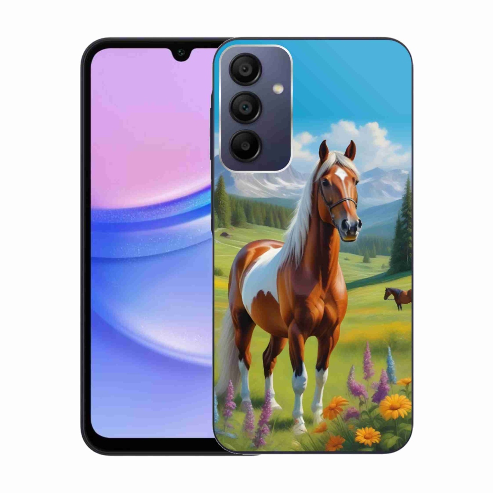 Zselés borítás mmCase Samsung Galaxy A15 4G/5G - ló a réten