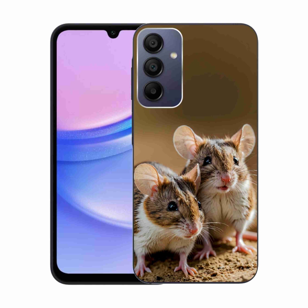Zselés borítás mmCase Samsung Galaxy A15 4G/5G - egér duóhoz
