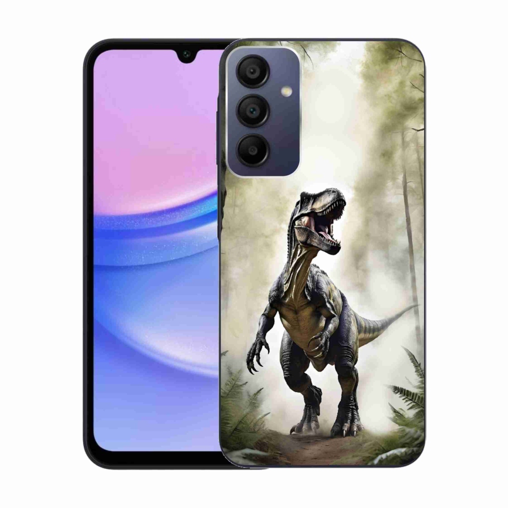 Gél védőburkolat mmCase Samsung Galaxy A15 4G/5G - dühös T-Rex