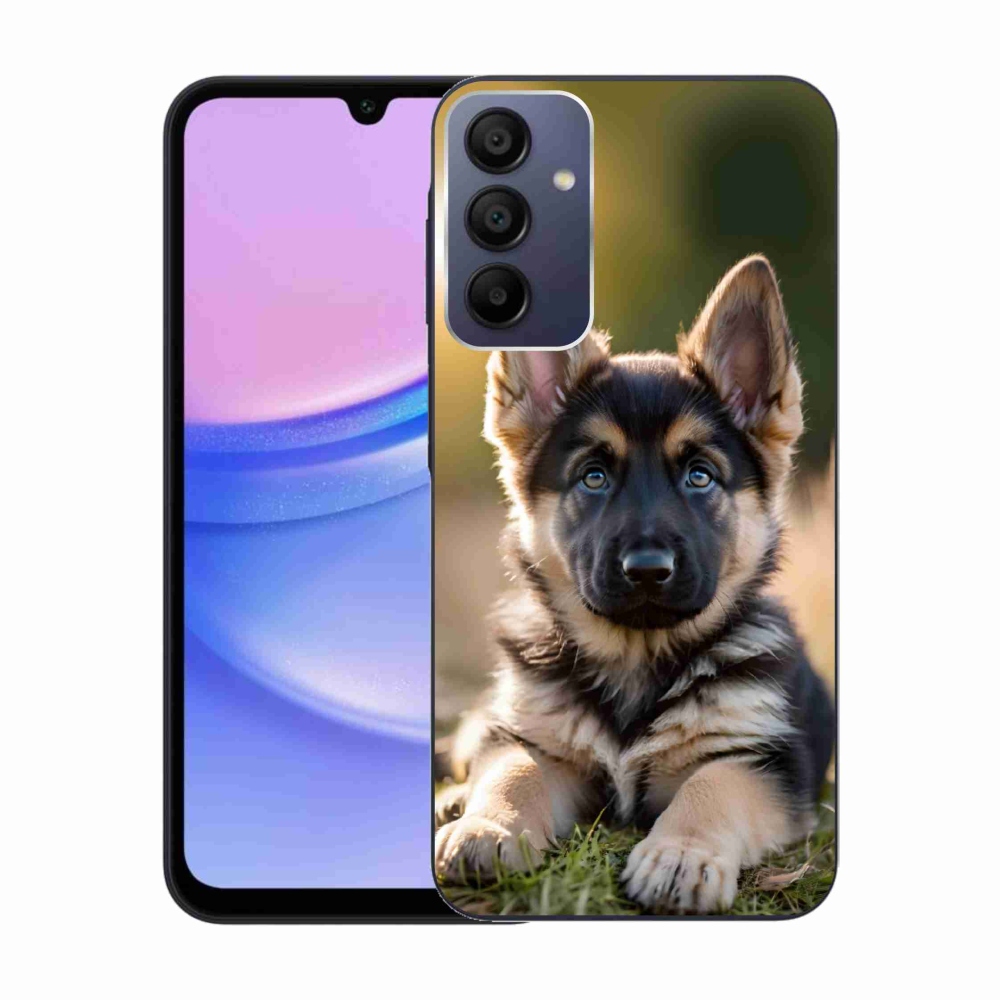 Gél borítás mmCase Samsung Galaxy A15 4G/5G készülékhez - Német juhászkutya a természetben