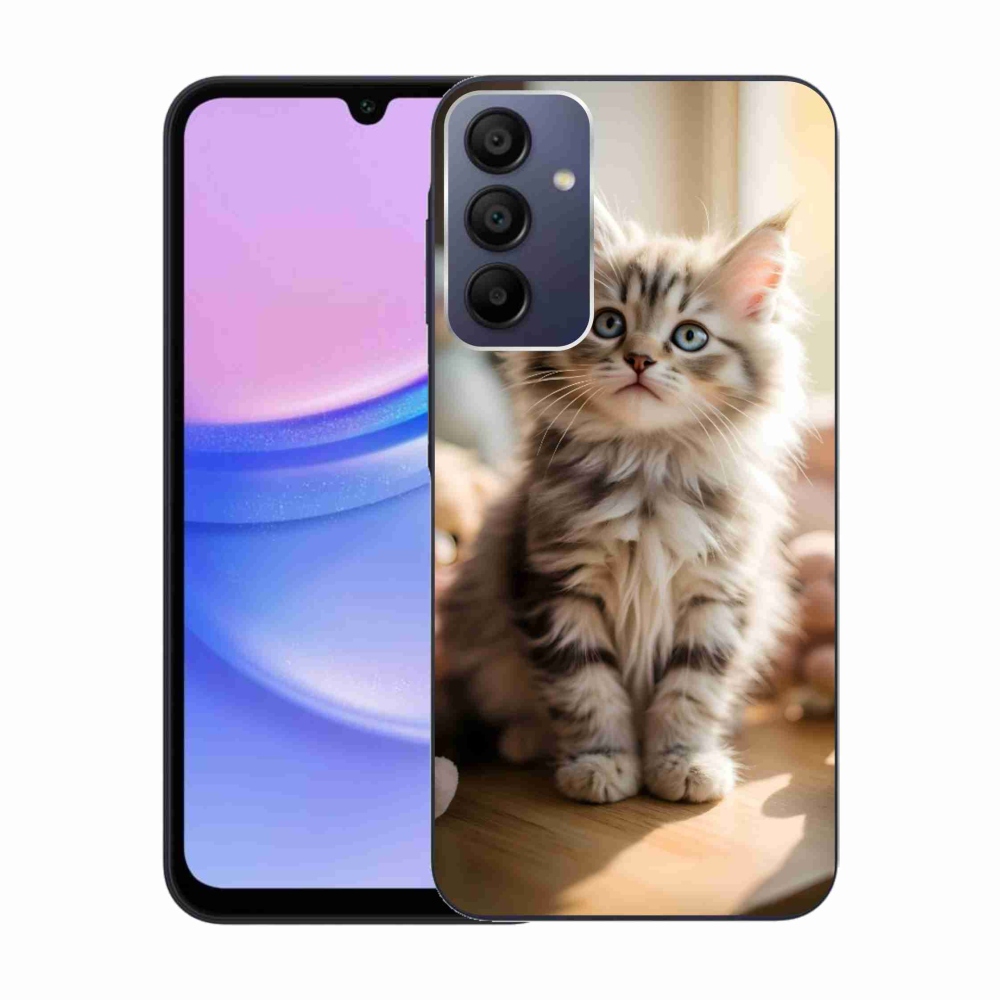 Gél borítás mmCase Samsung Galaxy A15 4G/5G - aranyos cica 10