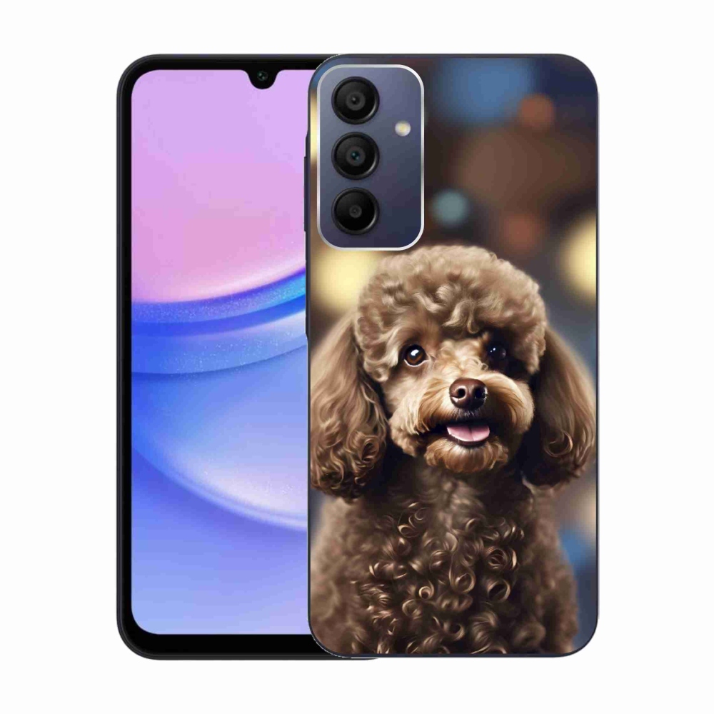 Gél borítás mmCase Samsung Galaxy A15 4G/5G készülékhez - aranyos uszkár
