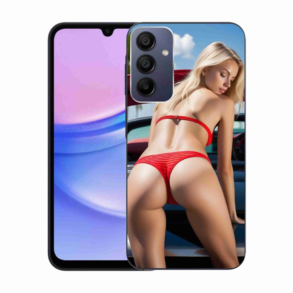 Gél borítás mmCase Samsung Galaxy A15 4G/5G - szexi nő 2
