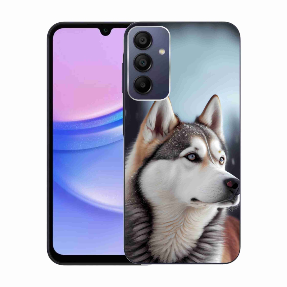 Zselés borítás mmCase Samsung Galaxy A15 4G/5G - Szibériai husky